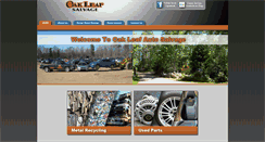 Desktop Screenshot of oakleafautosalvage.com